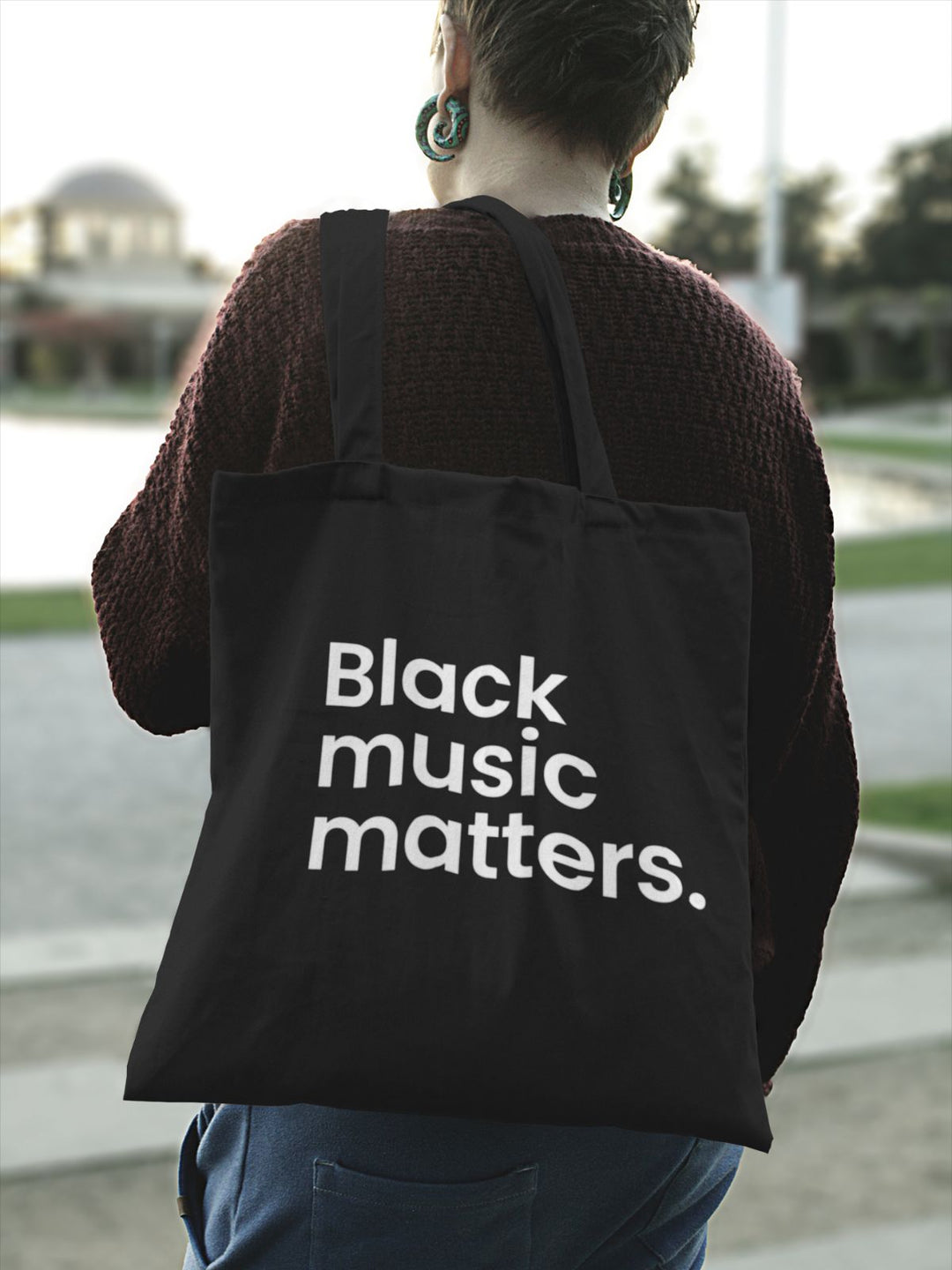 Rhythm & Roots Tote Bag - Black Music Matters