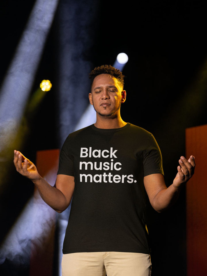 Harmony in Black Tee - Black Music Matters