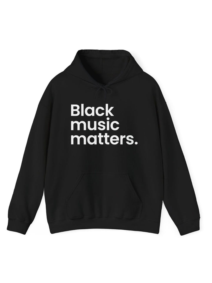 Rhythm & Warmth Hoodie - Black Music Matters