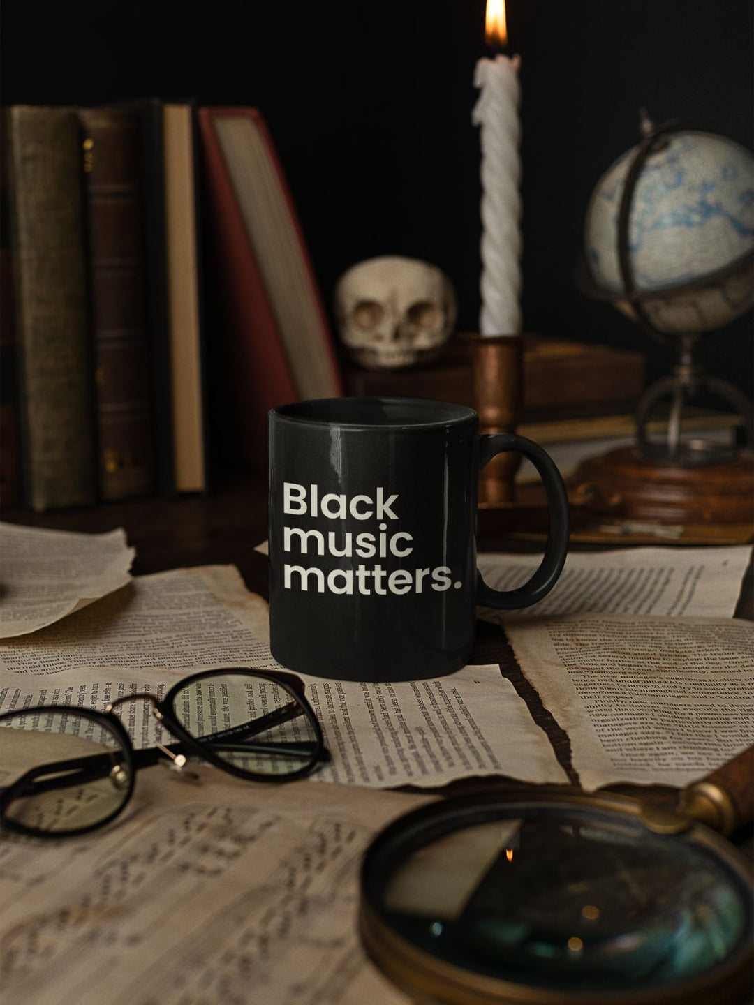 Black Music Matters Ceramic Coffee Mug