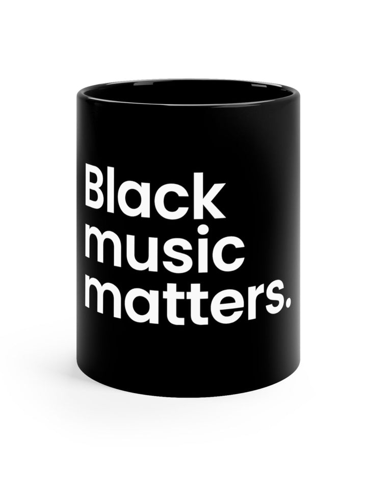 Black Music Matters Ceramic Coffee Mug