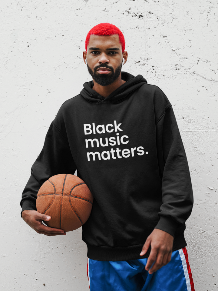 Rhythm & Warmth Hoodie - Black Music Matters