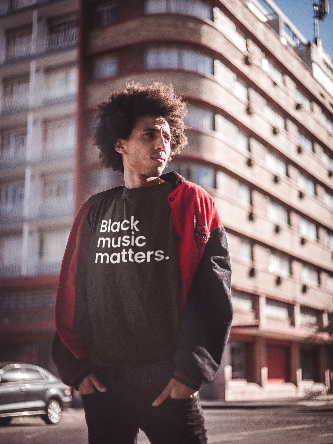 Harmony in Black Tee - Black Music Matters